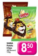 Simba Potato Chips(All Flavours)-125gm Each