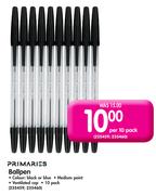 Primaries Ballpen-10 Per Pack