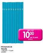 Primaries Pencils-12 Per Pack