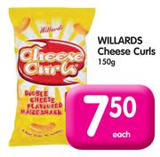 Willards Cheese Curls-150gm