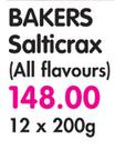 Bakers Salticrax (All Flavours)-12 x 200gm