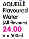 Aquelle Flavoured Water (All Flavours)-6 x 500ml