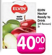 Elvin Nectar Ready To Drink (All Flavours)-5Ltr Each