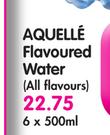 Aquelle Flavoured Water(All Flavours)-6x500ml