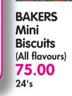Bakers Mini Biscuits(All Flavours)-24's