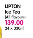 Lipton Ice Tea(All Flavours)-24x330Ml