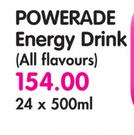 Powerade Energy Drink(All Flavours)-24x500Ml