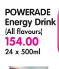 Powerade Energy Drink(All Flavours)-24x500ml