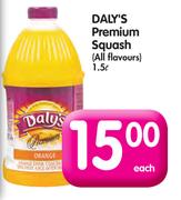Daly's Premium Squash-1.5Ltr