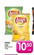 Simba Lays(All Flavours)-125g Each