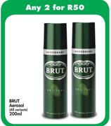 Brut Aerosol(All Variants)-2x200ml