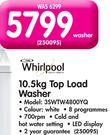 Whirlpool 10.5kg Top Load Washer 3SWTW4800YQ
