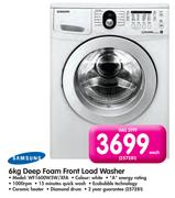 Samsung 6kg Deep Foam Front Load Washer WF1600W5W/XFA
