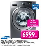 Samsung 9kg Deep Foam Front Load Washer WF906U4SAGD/FAX