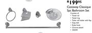 Castaway Classique 5pc Bathroom Set