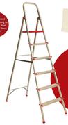 Light Duty 6-Step Ladder Aluminium Platform Max Height-115kg
