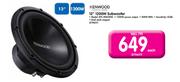 Kenwood 12" 1200W Subwoofer KFC-MW3000