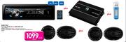 Sinotec 4-In-1 Car Audio Kit Plus 8 GB USB Card STA4002