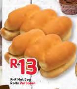 Pnp Hot Dog Rolls-Per Dozen