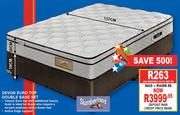 Devon Euro Top Double Base Set