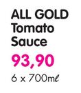 All Gold Tomato sauce-6x700ml