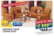 Emperor 4 Piece Lounge Suite