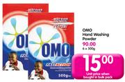 Omo Hand Washing Powder-6 x 500g