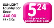 Sunlight Laundry Bar Soap-250g Each
