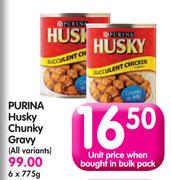 Purina Husky Chunky Gravy(All Variants)-6 x 775g