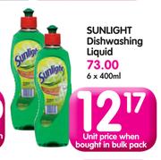 Sunlight Dishwashing Liquid-400ml Each