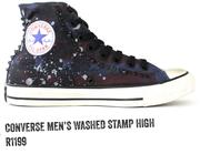 Converse Men's Washed Stamp High