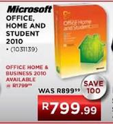 Microsoft Office, Home and Student 2010