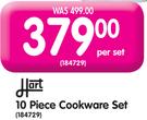 Hart Cookware Set-10 Piece Per Set