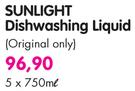Sunlight Dishwashing Liquid (Original Only)-5 's