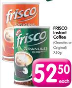 Frisco Instant Coffee (Granules or Original)-750gm Each
