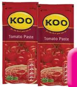 Koo Tomato Paste Sachet (Original)-100gm Each