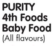 Purity 4th Foods Baby Food (All Flavours)-250ml