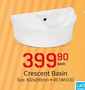 Crescent Basin BE1WH232-502x295mm 
