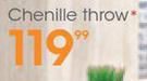 Chenille Throw