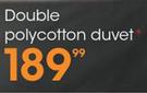 Double Polycotton Duvet
