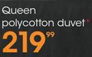 Queen Polycotton Duvet
