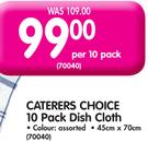 Caterers Choice Dish Cloth-Per 10 Pack