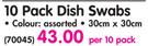 Caterers Choice Dish Swabs-Per 10 Pack