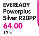 Eveready Powerplus Silver R20PP-12's