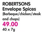 Robertsons Envelope Spices (Barbeque/Chicken/Steak and Chops)-40 x 7gm