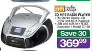Muller & Haupt CD MP3 Radio Player CD-96