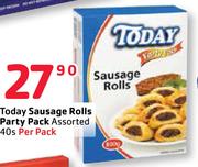 Today Sausage Rolls Party Pack Assorted-40's Per Pack