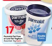 Parmalat Fat Free Or Low Fat Yoghurt Assorted-1Kg Each