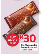 Ola Magnum Ice Cream Assorted-120ml Each