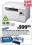 Samsung SCX-3405 Mono Laser Multifunction Printer